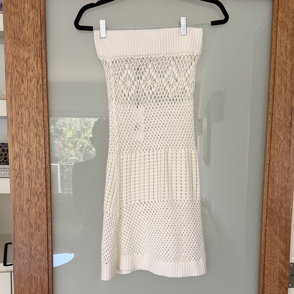 Frankie’s Bikinis Cream Knit Skirt
